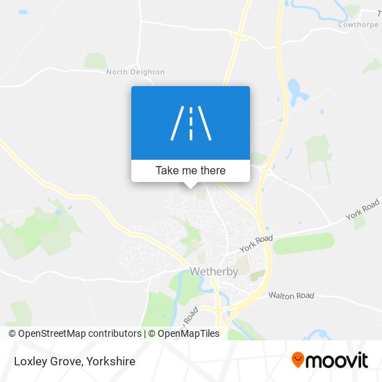 Loxley Grove map