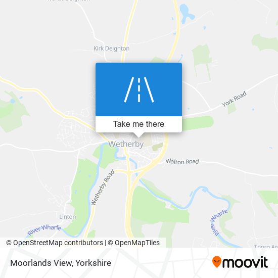 Moorlands View map