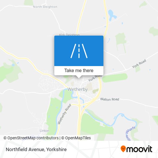 Northfield Avenue map