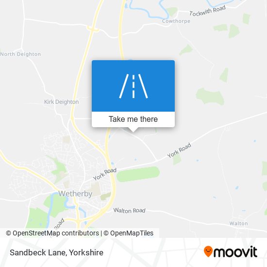Sandbeck Lane map