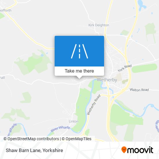 Shaw Barn Lane map