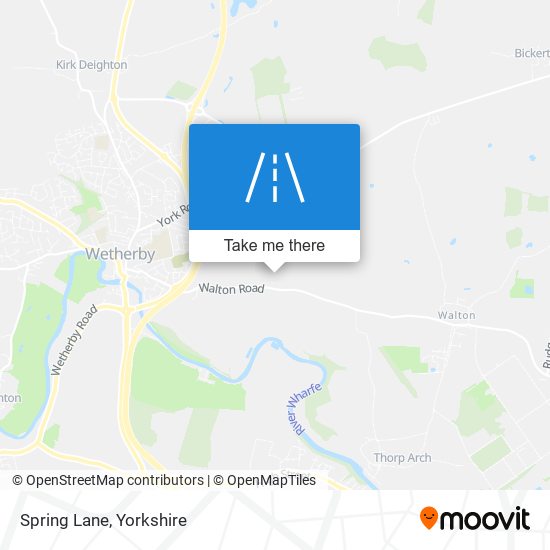 Spring Lane map
