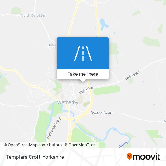Templars Croft map