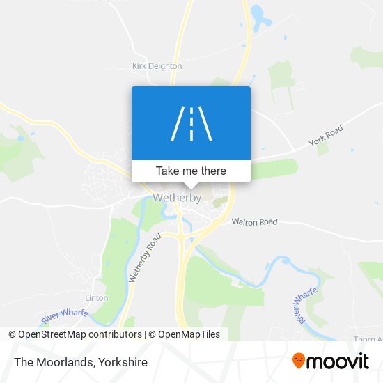 The Moorlands map
