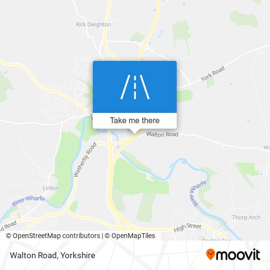 Walton Road map