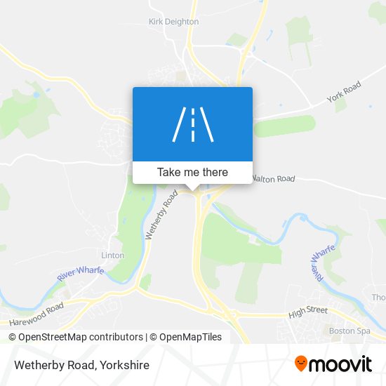 Wetherby Road map