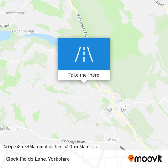 Slack Fields Lane map