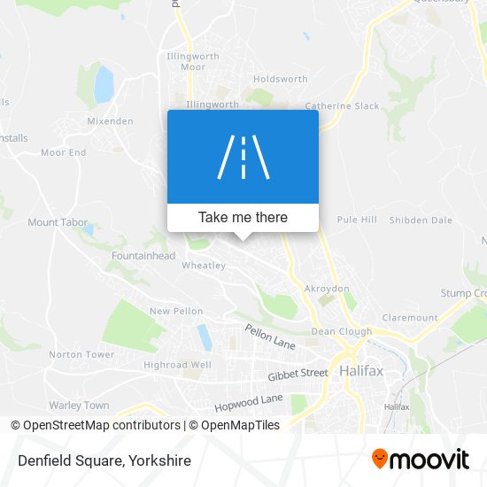 Denfield Square map
