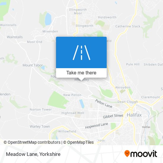 Meadow Lane map