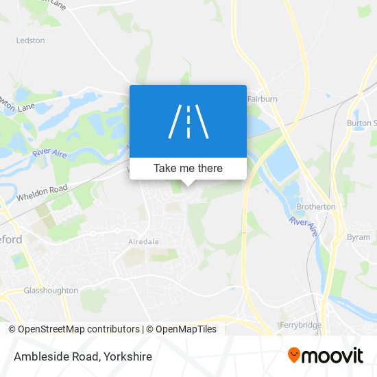 Ambleside Road map