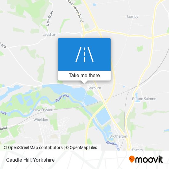 Caudle Hill map