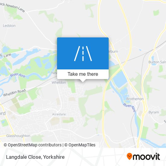 Langdale Close map