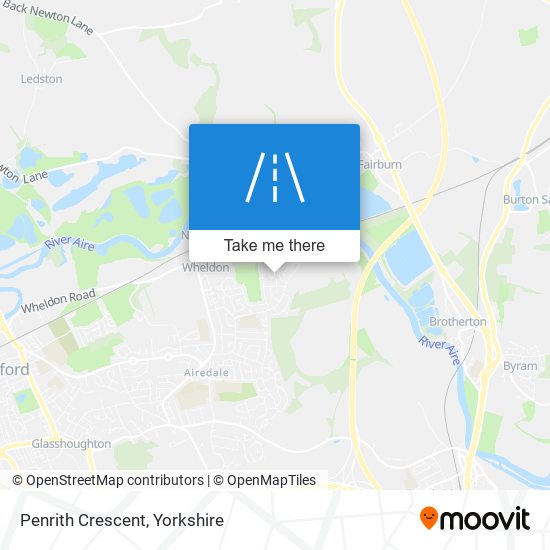 Penrith Crescent map