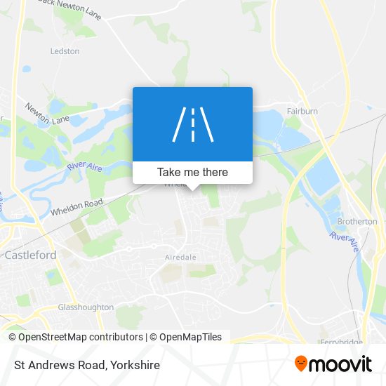 St Andrews Road map