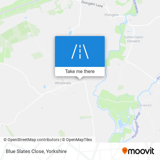 Blue Slates Close map
