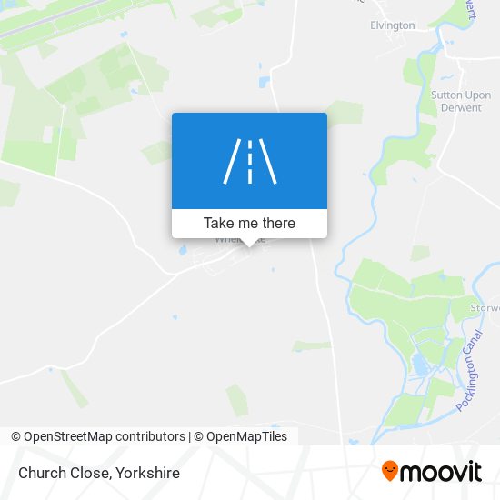 Church Close map