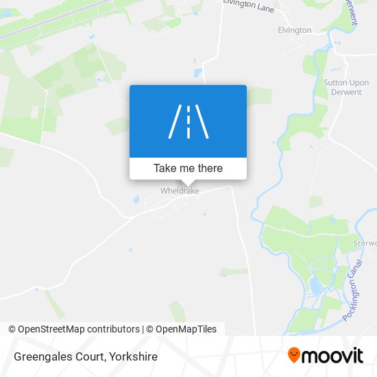 Greengales Court map