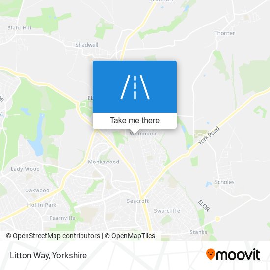 Litton Way map