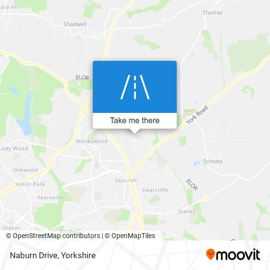 Naburn Drive map