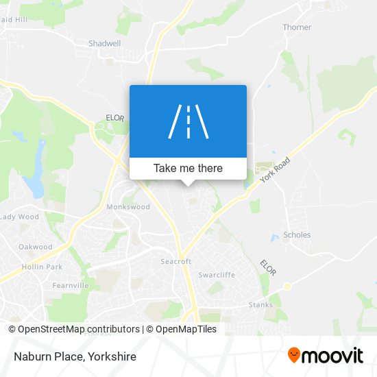 Naburn Place map
