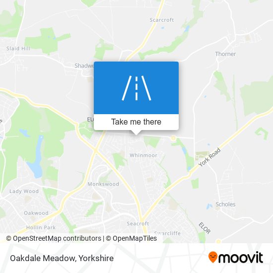 Oakdale Meadow map