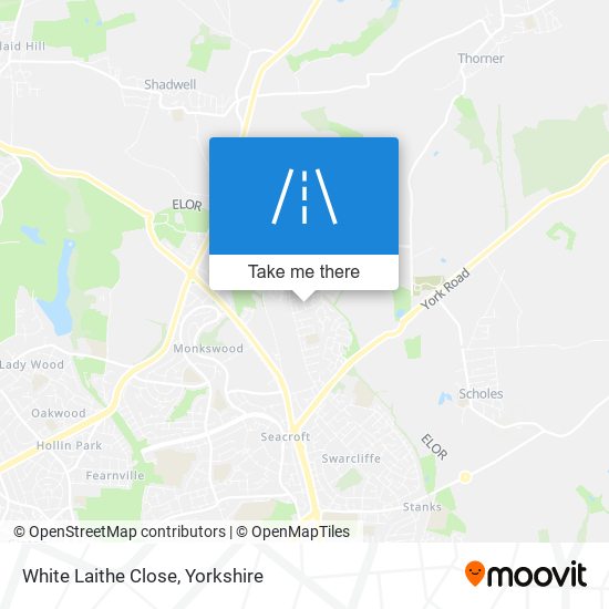 White Laithe Close map