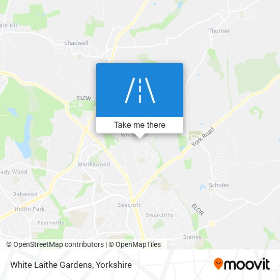 White Laithe Gardens map