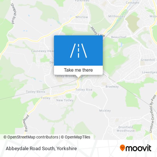 Abbeydale Road South map