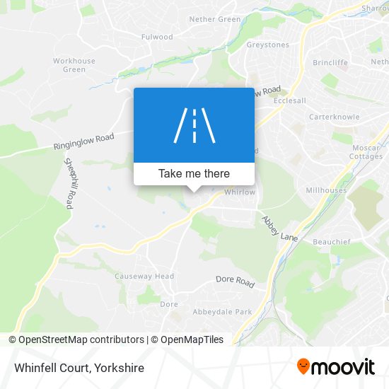 Whinfell Court map