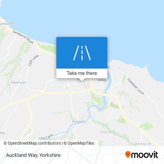 Auckland Way map