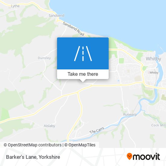 Barker's Lane map