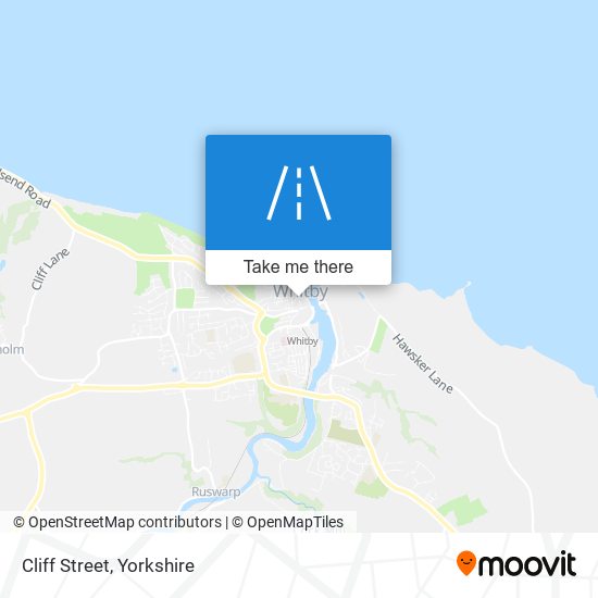 Cliff Street map