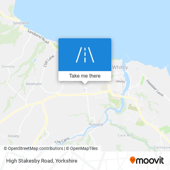 High Stakesby Road map