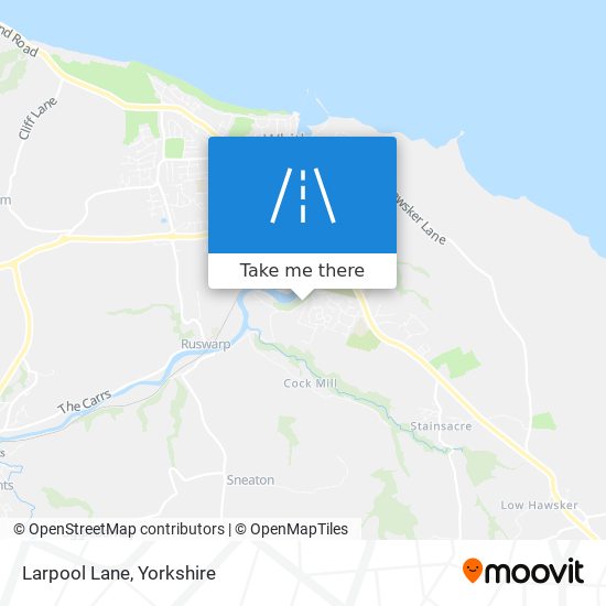 Larpool Lane map