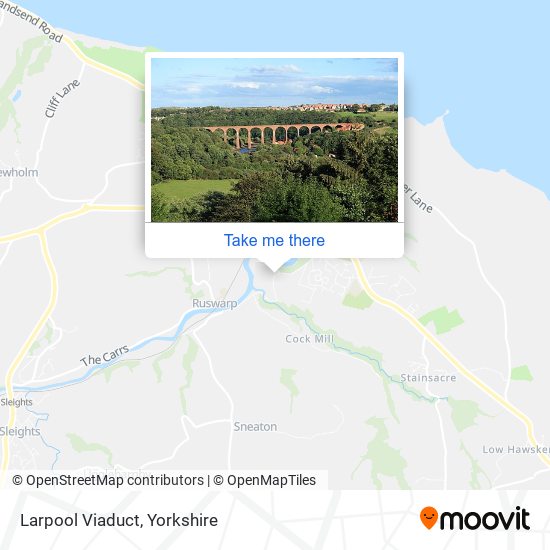 Larpool Viaduct map