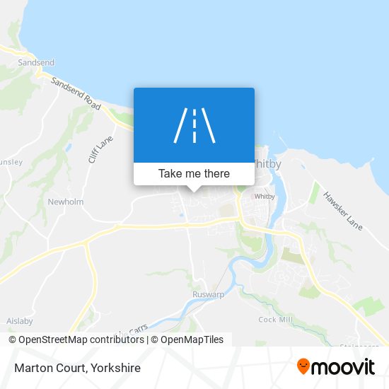 Marton Court map