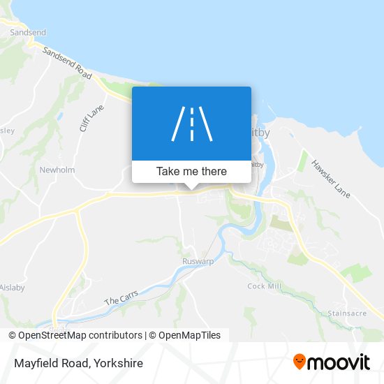 Mayfield Road map