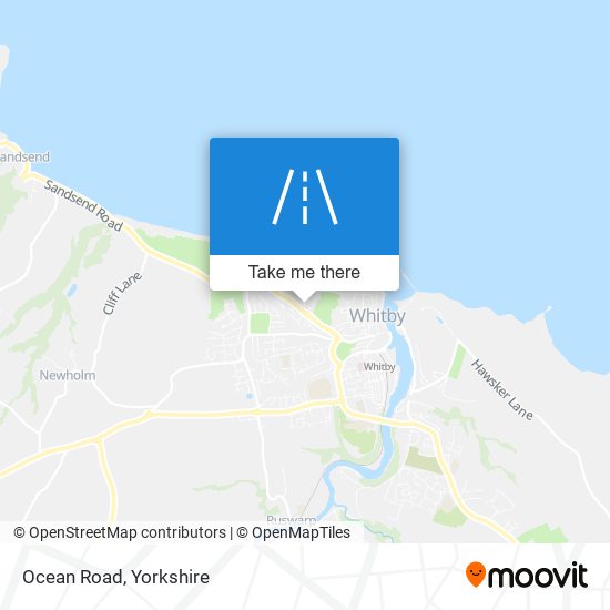 Ocean Road map