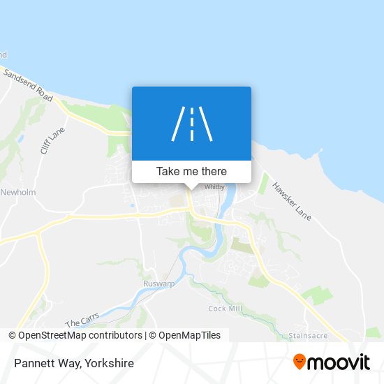 Pannett Way map