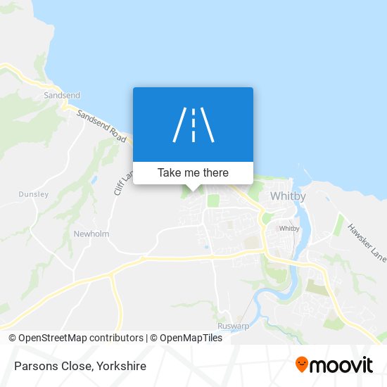 Parsons Close map