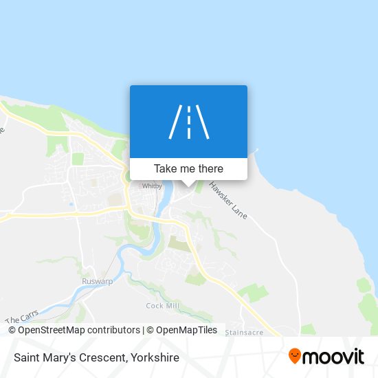 Saint Mary's Crescent map