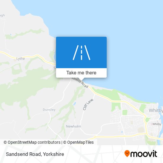 Sandsend Road map