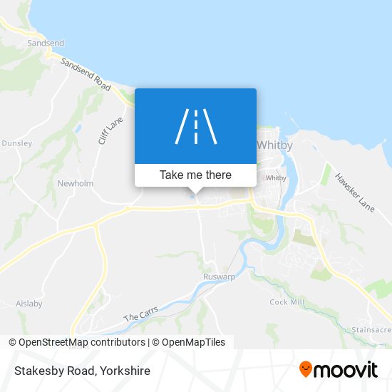 Stakesby Road map