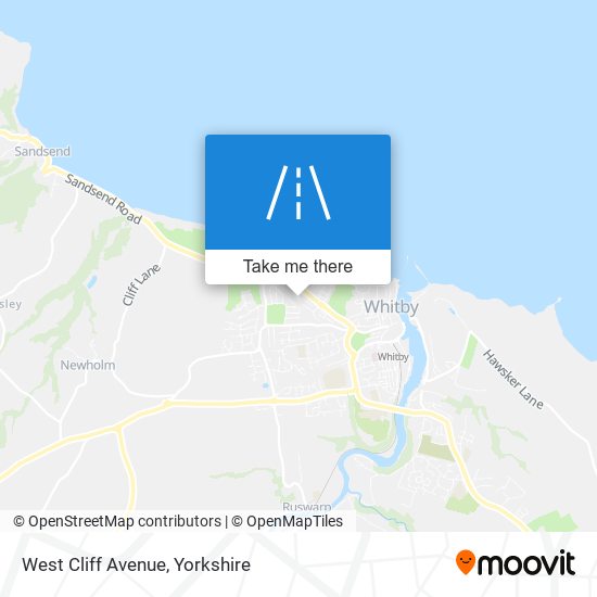 West Cliff Avenue map