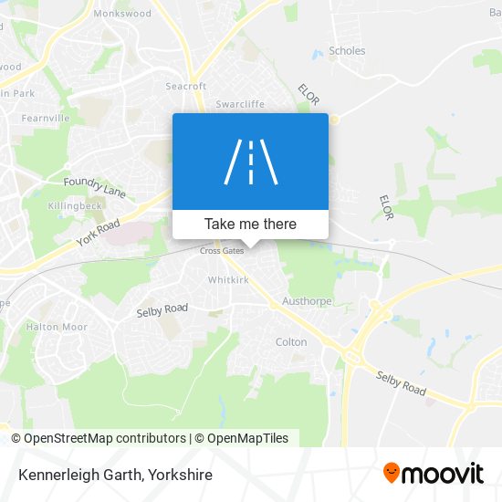 Kennerleigh Garth map