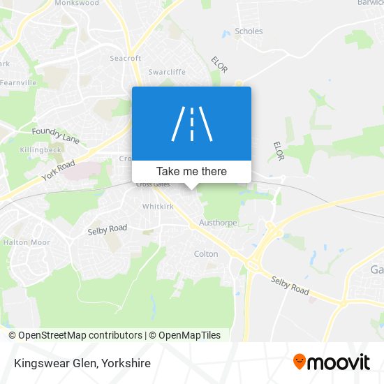 Kingswear Glen map