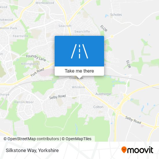 Silkstone Way map
