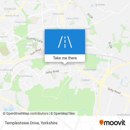 Templestowe Drive map