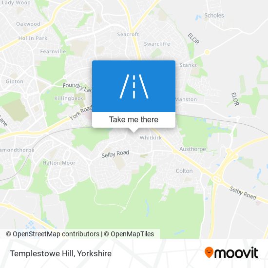 Templestowe Hill map