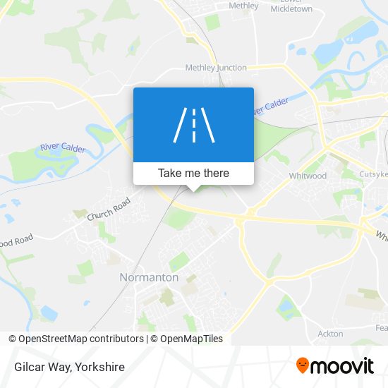Gilcar Way map